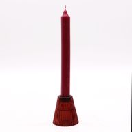 Porte-bougie réversible  pour dîner - Rouge vampire
