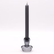 Porte-bougie réversible en forme de champignon - Gris minuit