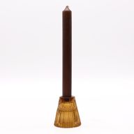 Porte-bougie réversible pour dîner - Ambre antique