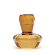 Porte-bougie réversible en forme de champignon - ambre
