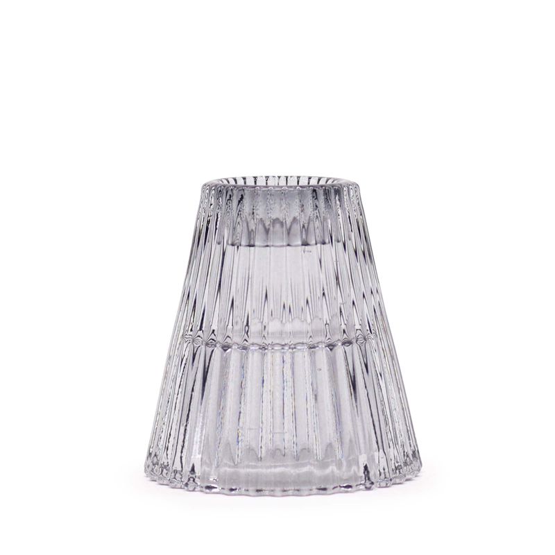 Porte-bougie réversible pour dîner - Gris minuit
