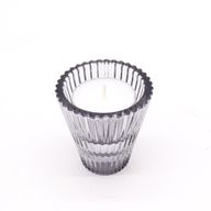 Porte-bougie réversible pour dîner - Gris minuit