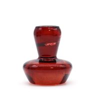 Porte-bougie réversible en forme de champignon - Rouge vampire