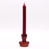 Porte-bougie réversible en forme de champignon - Rouge vampire