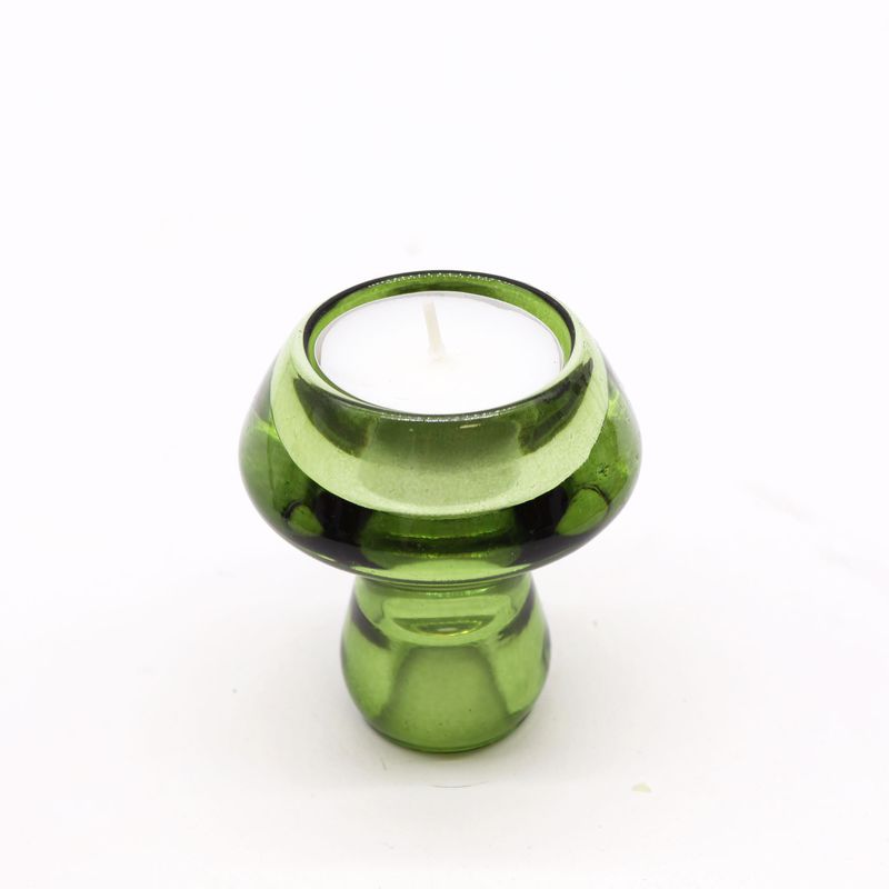 Porte-bougie réversible en forme de champignon - Jade jardin
