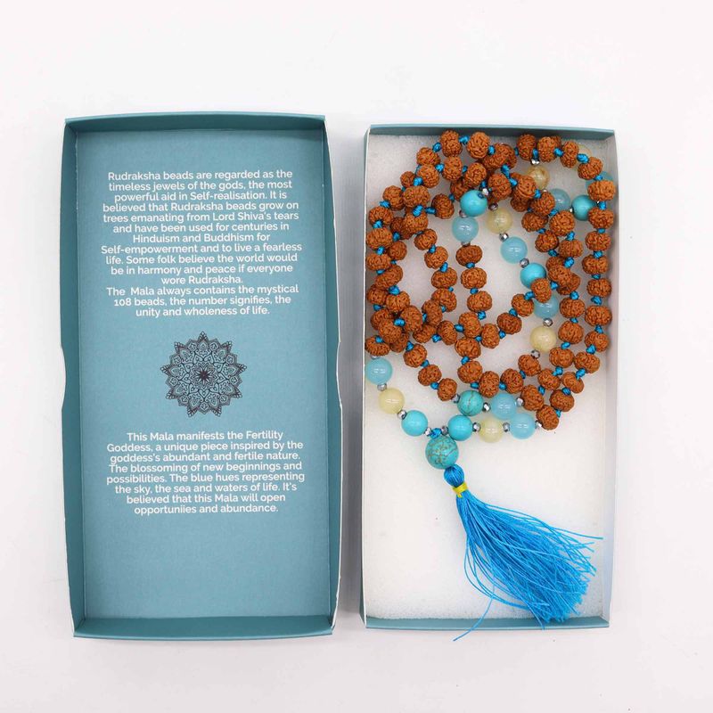 Collier Mala de Bali - Déesse de la Fertilité