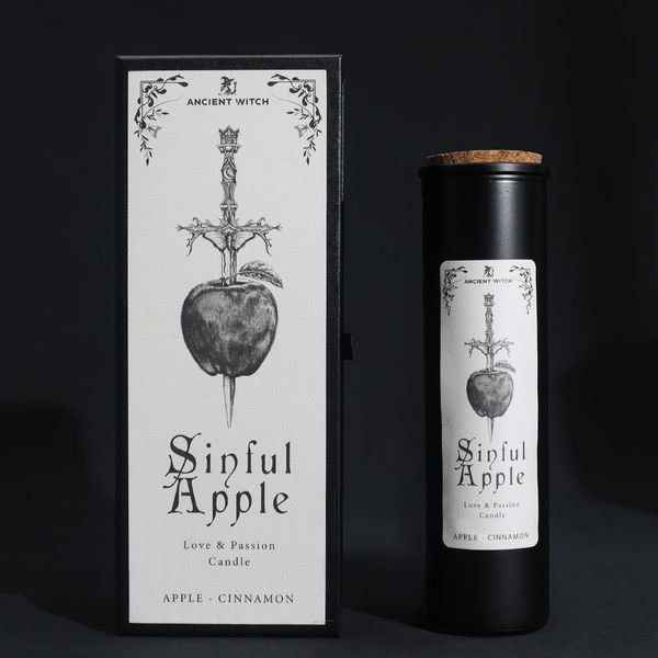 Bougies Magique de Purification Sorcière Ancestrale - Pomme Pécheresse