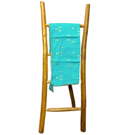 Nomad Sari  Paréo - Turquoise & Poissons Dorés