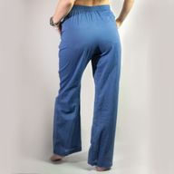 Nomad Sari Pantalon - Bleu Profond & Œil Porte-Bonheur Doré