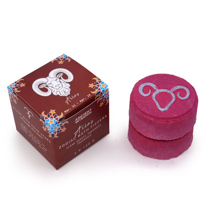 Ensemble de Boules de Bain du Zodiaque avec Horoscope - Bélier