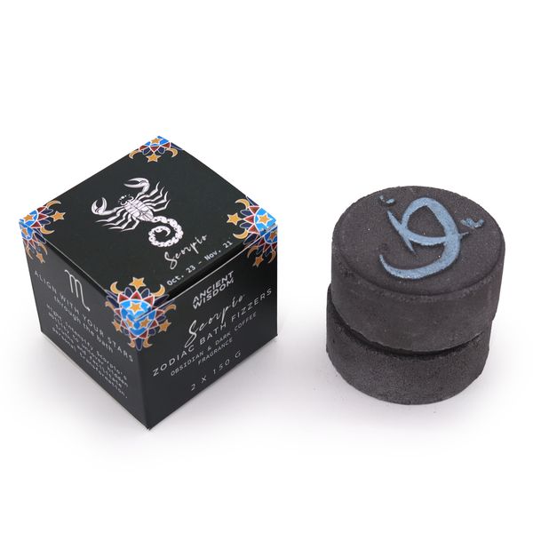 Ensemble de Boules de Bain du Zodiaque avec Horoscope - Scorpion