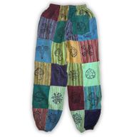 Nomad Sari - Pantalon Champignon -  imprimés au Bloc - Tons Verts