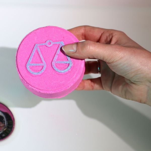 Ensemble de Boules de Bain du Zodiaque avec Horoscope - Balance