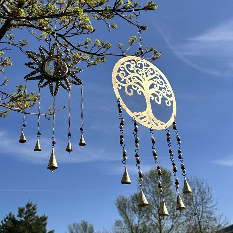 Carillons Indiens - Grand Arbre de Vie Carillons à Cloche - 25 cm