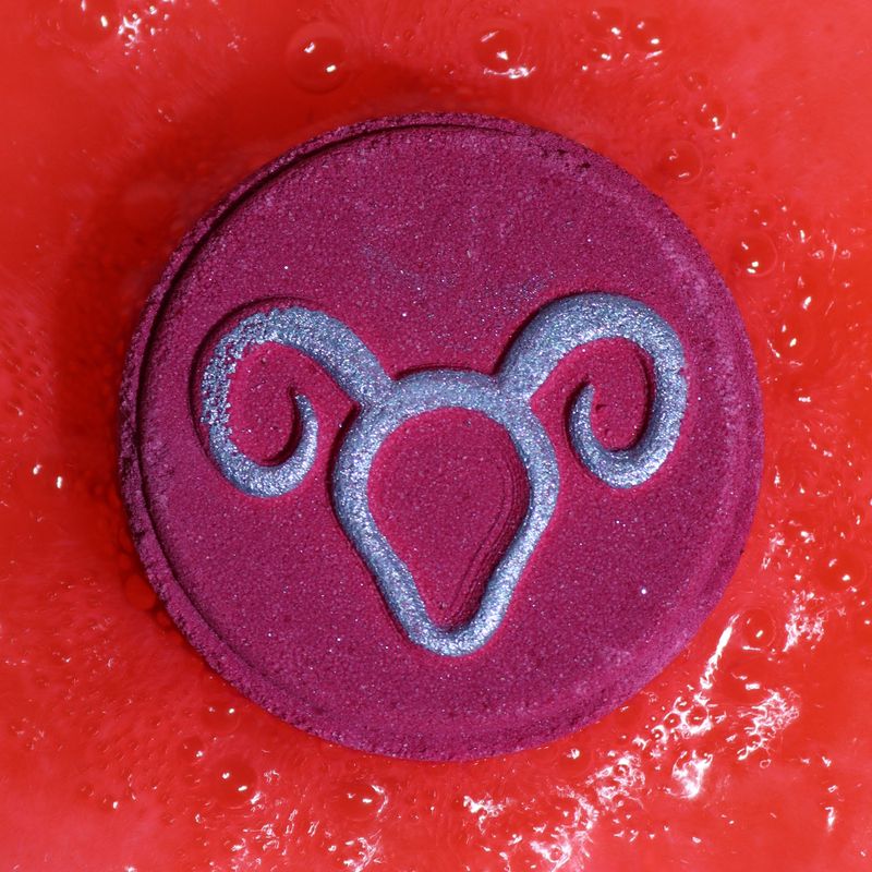 Ensemble de Boules de Bain du Zodiaque avec Horoscope - Bélier