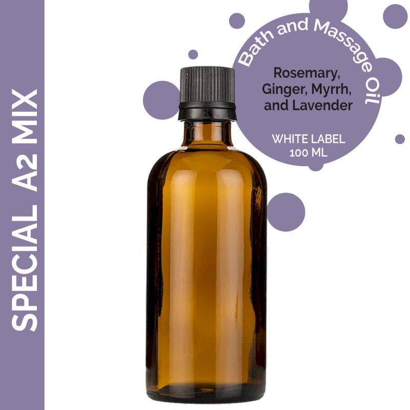 Huile de Bain et de Massage - Spéciale A2 Mix - 100ml - Marque Blanche