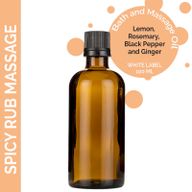 Huile de Bain et de Massage - Epices - 100ml - Marque Blanche