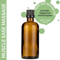 Huile de Bain et de Massage - Spéciale Muscles - 100ml - Marque Blanche