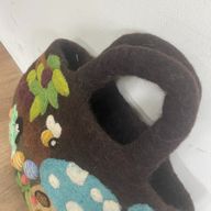 Sac Panier en Feutre Jardin de Fées