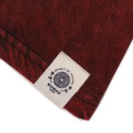 T-shirt Délavé - Mandala - Bourgogne