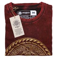 T-shirt Délavé - Chakra - Bourgogne (Medium)