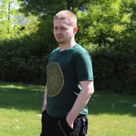 T-shirt Délavé - Mandala - Vert