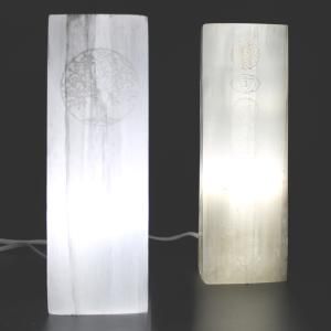 Lampe bloc de sélénite ésotérique de gamme grossiste