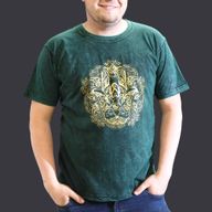 T-shirt Délavé - Hamsa - Vert (XLarge)