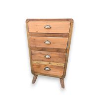 Meuble Bois Recyclé - Quatre Tirroirs
