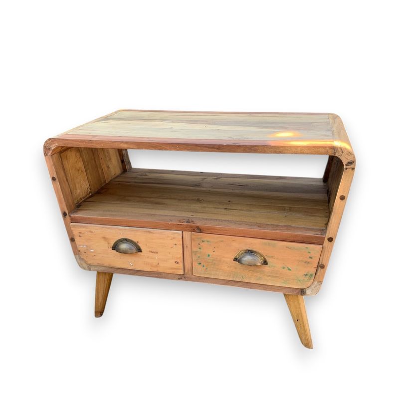 Petit Meuble TV - Deux Tirroirs