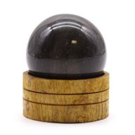 Sphère en cristal de gemme 50 mm - Agate océanique avec support