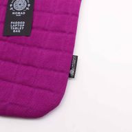Pochette en toile rembourrée ordinateur portable- Violet
