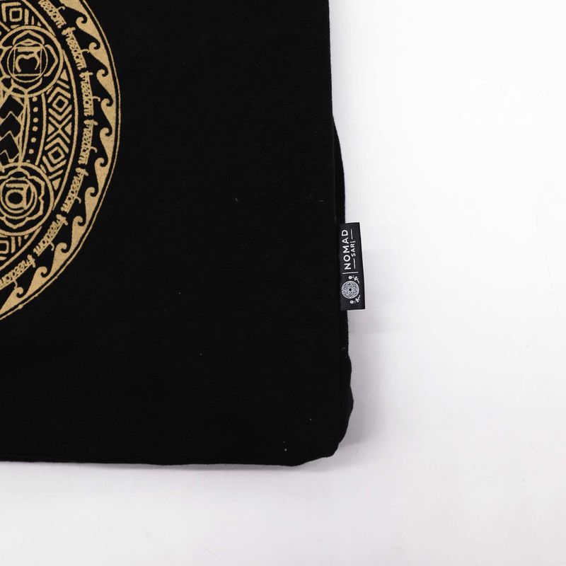 Grand sac cabas délavé chocolat – Chakra Liberté