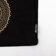 Grand sac cabas délavé chocolat – Mandala Liberté