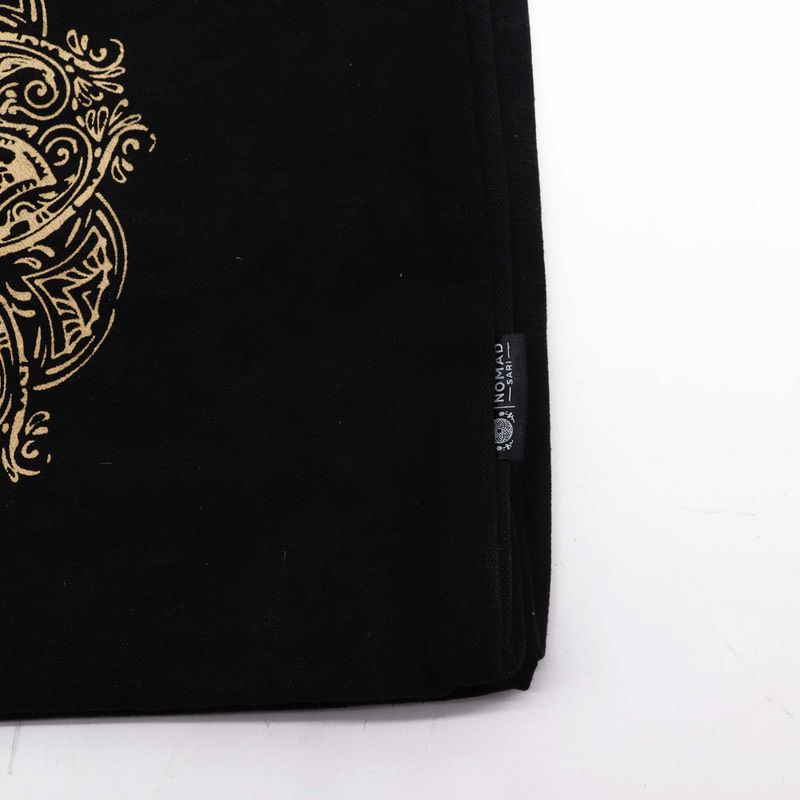 Grand sac cabas délavé chocolat – Hamsa Liberté