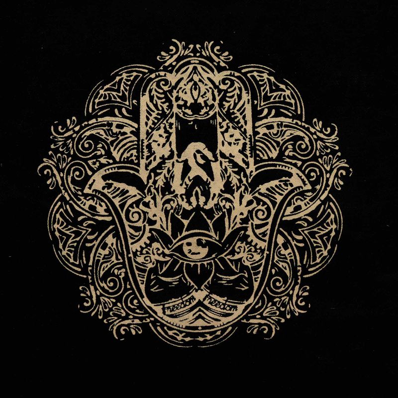 Grand sac cabas délavé chocolat – Hamsa Liberté