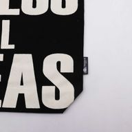 Sac en tissu Iconic Tote Bag - ACCÈS TOUTES ZONES - Noir coton naturel