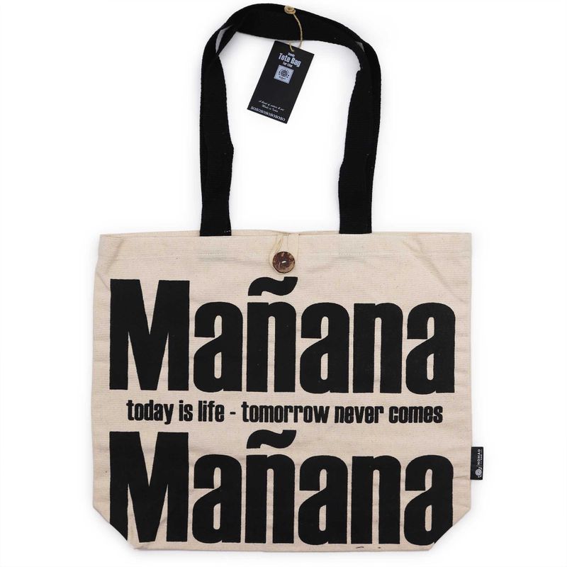 Sac en tissu Iconic Tote Bag - Demain Demain - Coton naturel