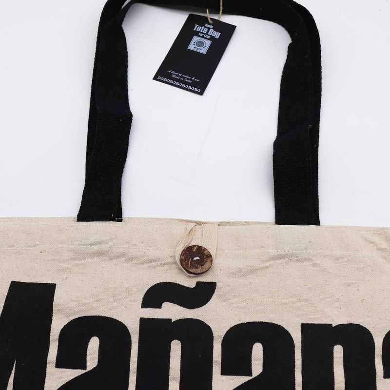 Sac en tissu Iconic Tote Bag - Demain Demain - Coton naturel