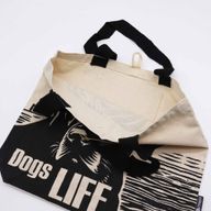 Sac en tissu Iconic Tote Bag - Vie de Chien - Blanc coton naturel