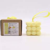 Savon de Massage à l'unité emballé dans une boîte - Pêche et Citron