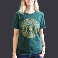 T-shirt Délavé - Chakra - Vert