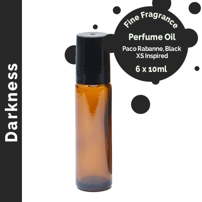 Roll-on d'Huile de Parfum 10ml - Darkness - Marque Blanche