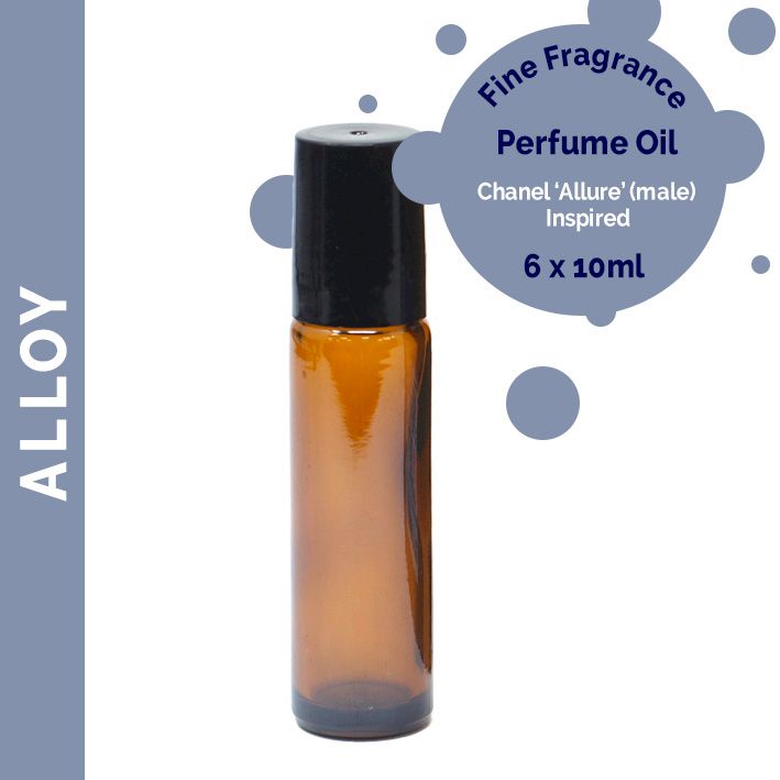 Roll-on d'Huile de Parfum 10ml - Alloy - Marque Blanche