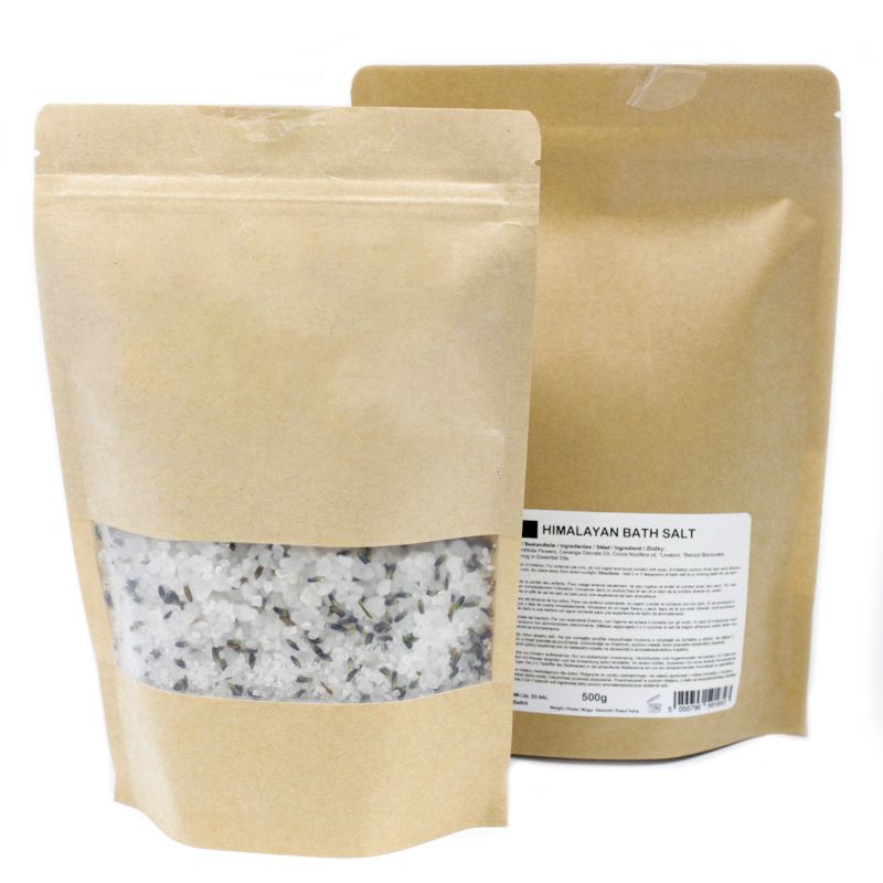 Mélange de Sels de Bain de l'Himalaya 500g - Relax - Marque Blanche
