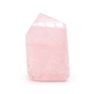 Pointes de gemme en vrac  - Quartz rose indien (env. 8 pièces)