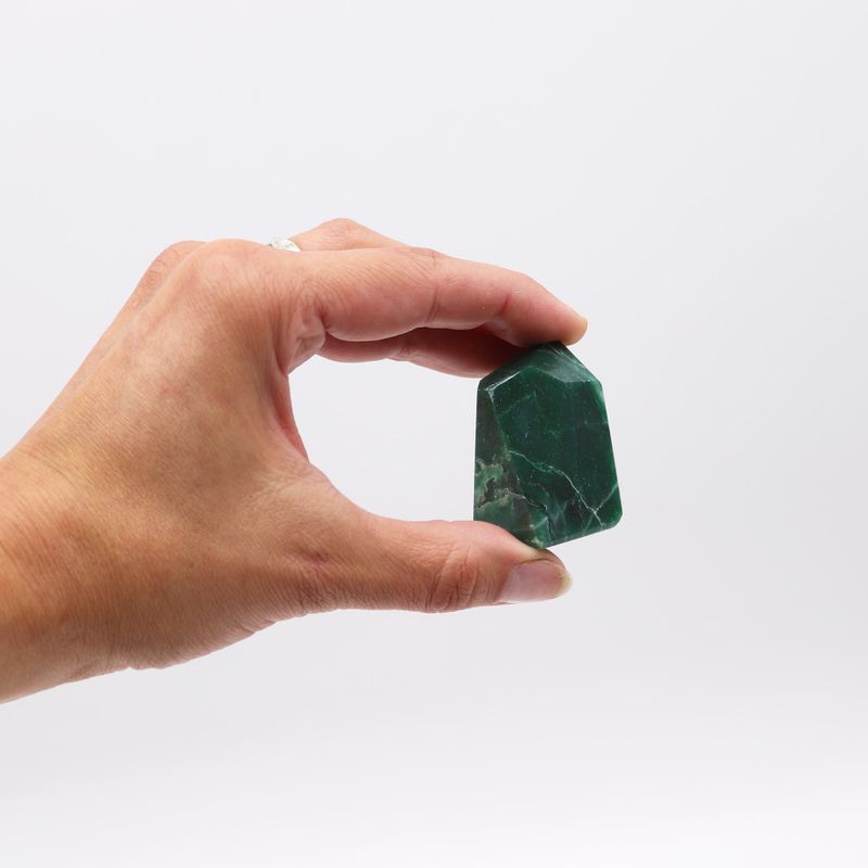 Pointes de gemme en vrac - Jade Indien (env. 8 pièces)