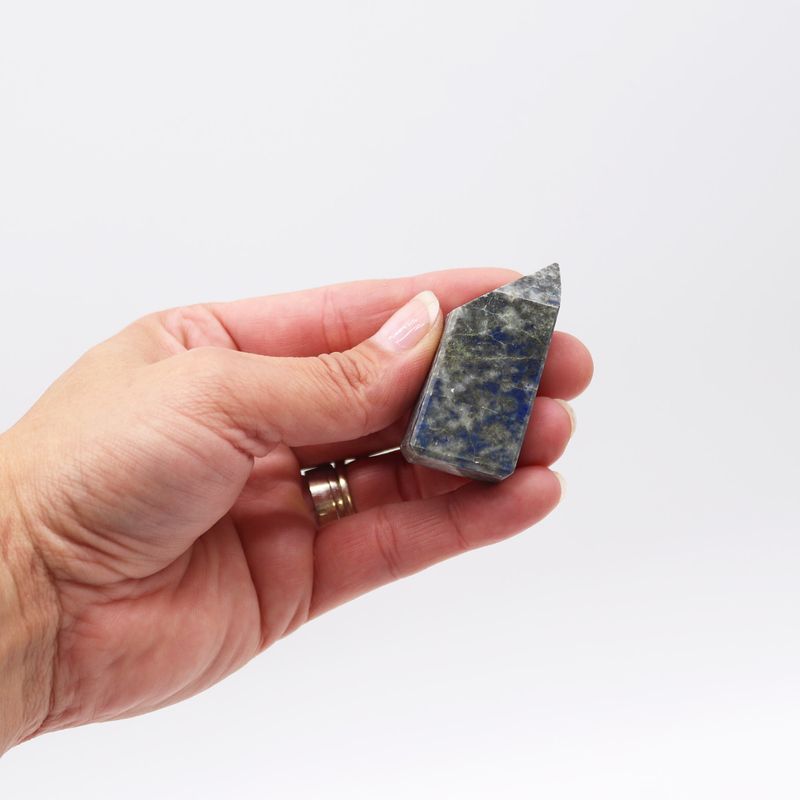 Pointes de gemme en vrac - Lapis Afghan (env. 8 pièces)