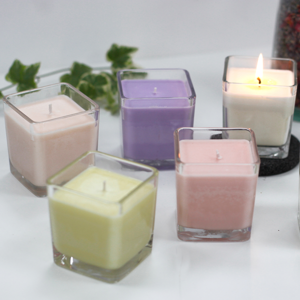 Bougies Cire de Soja Sans Étiquette