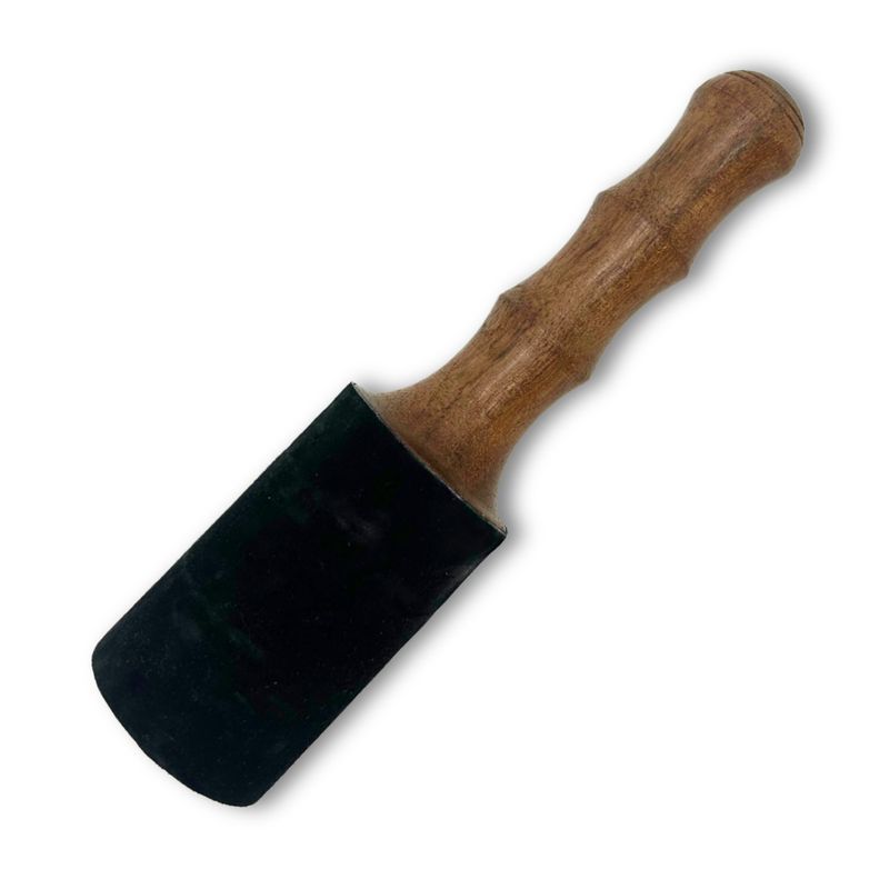 Bâton en bois – 18x4 cm – Poignée double courbe (Ringer)